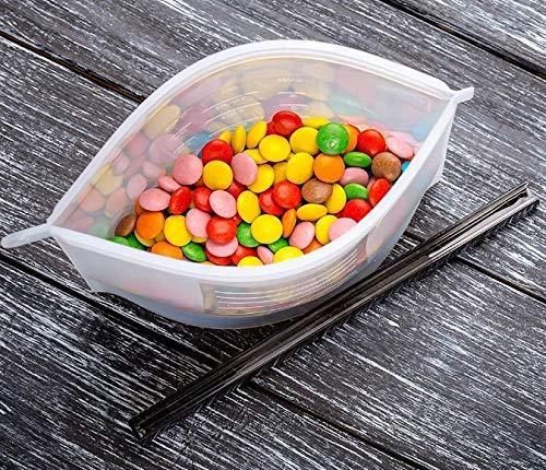 1080 Reusable Silicone Airtight Leakproof Food Storage Bag - 1 ltr - SkyShopy 1080 Reusable Silicone Airtight Leakproof Food Storage Bag - 1 ltr - SkyShopy